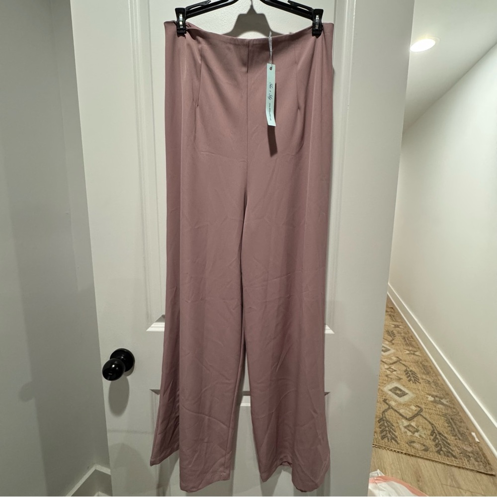 She + Sky Flowy Wide Leg Pants